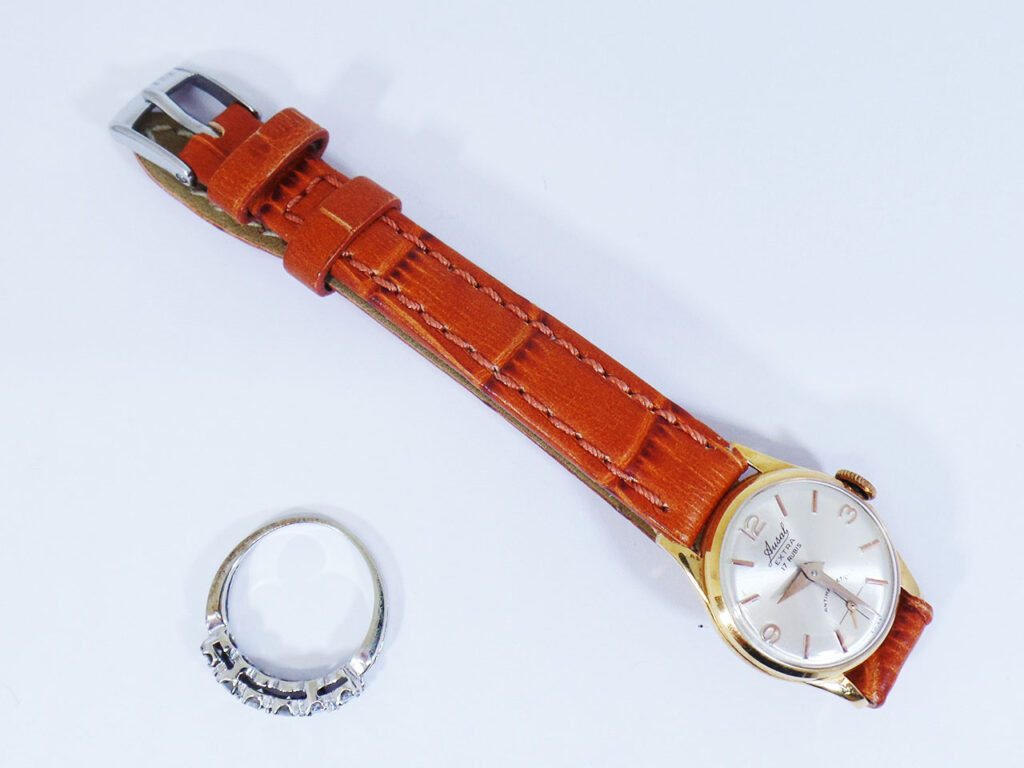 UMR RUHLA Orologio Da Donna Analogico Al Quarzo Con Cinturino In Pelle - Quadrante Blu Chiaro - Modello RS204659 - 3